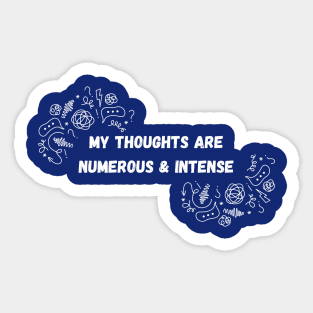 My Thoughts Sticker